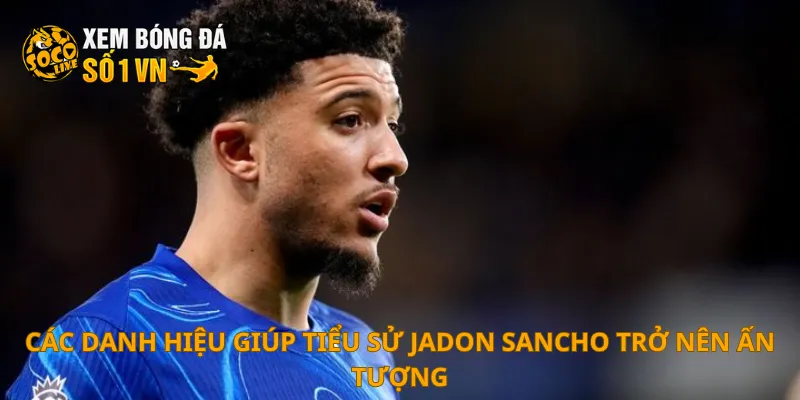 Tiểu Sử Jadon Sancho 4 Các danh hiệu giúp tiểu sử Jadon Sancho trở nên ấn tượng